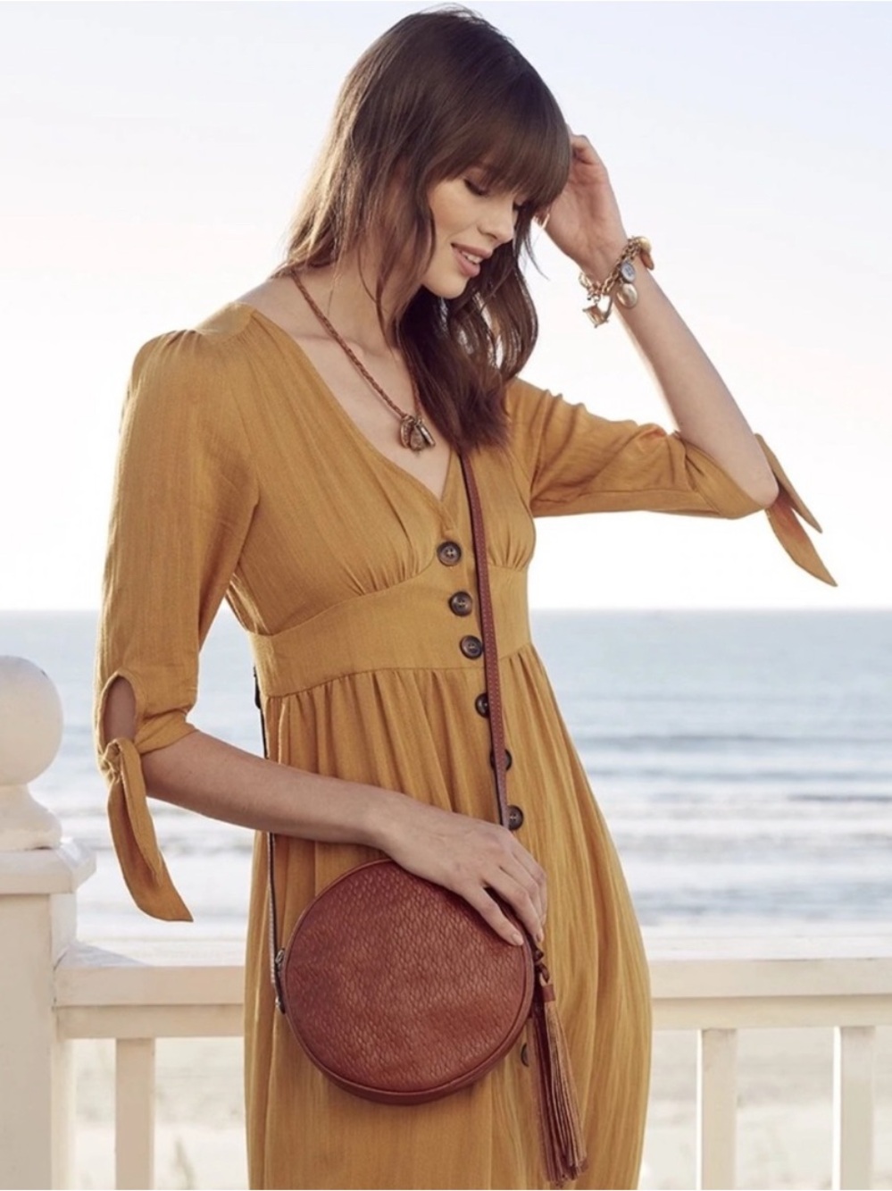 Patricia Nash Woven Scafati Circle Crossbody